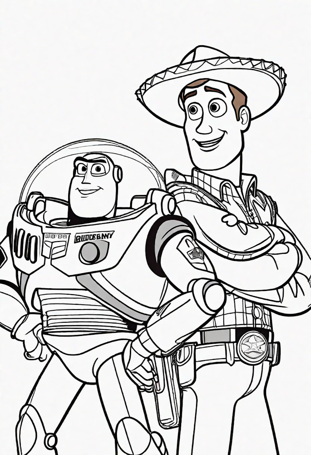 Buzz Lightyear Talking To Woody