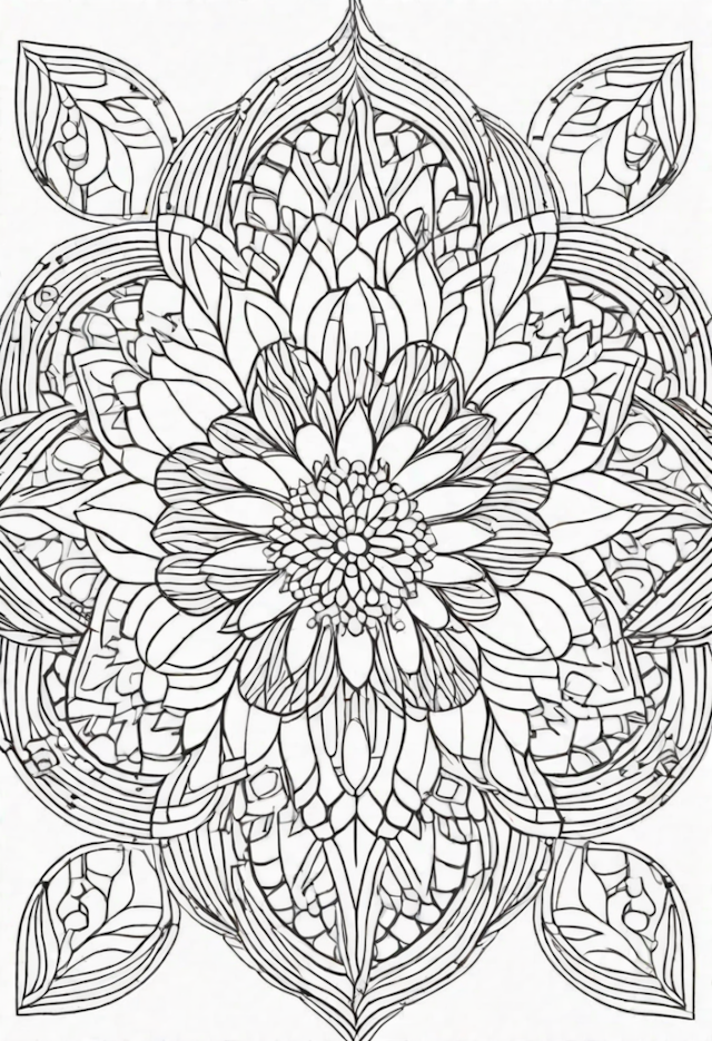 A coloring page of Adult