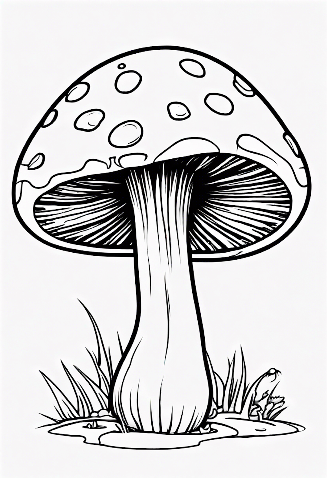 A Cartoon Mushroom Dancing