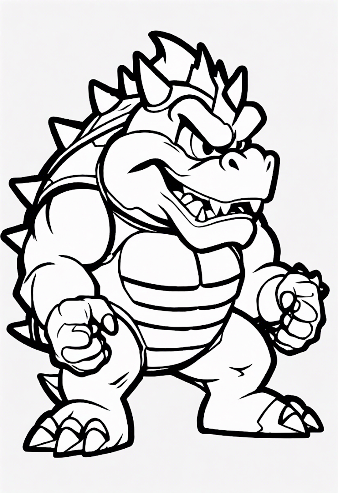 Bowser At The Hospital Getting Treated For A Friendly Coloring Twist