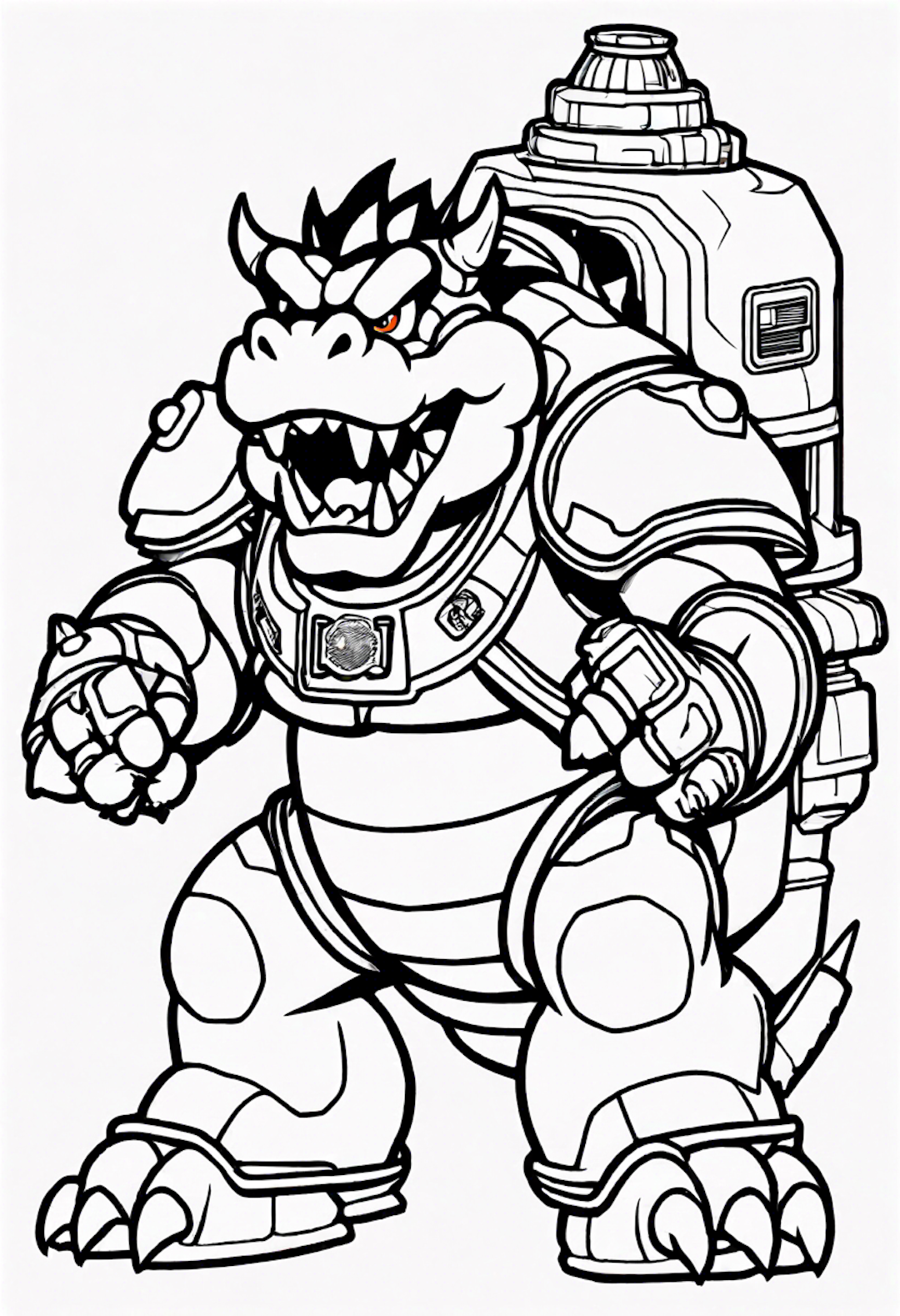 Bowser At The Space Station