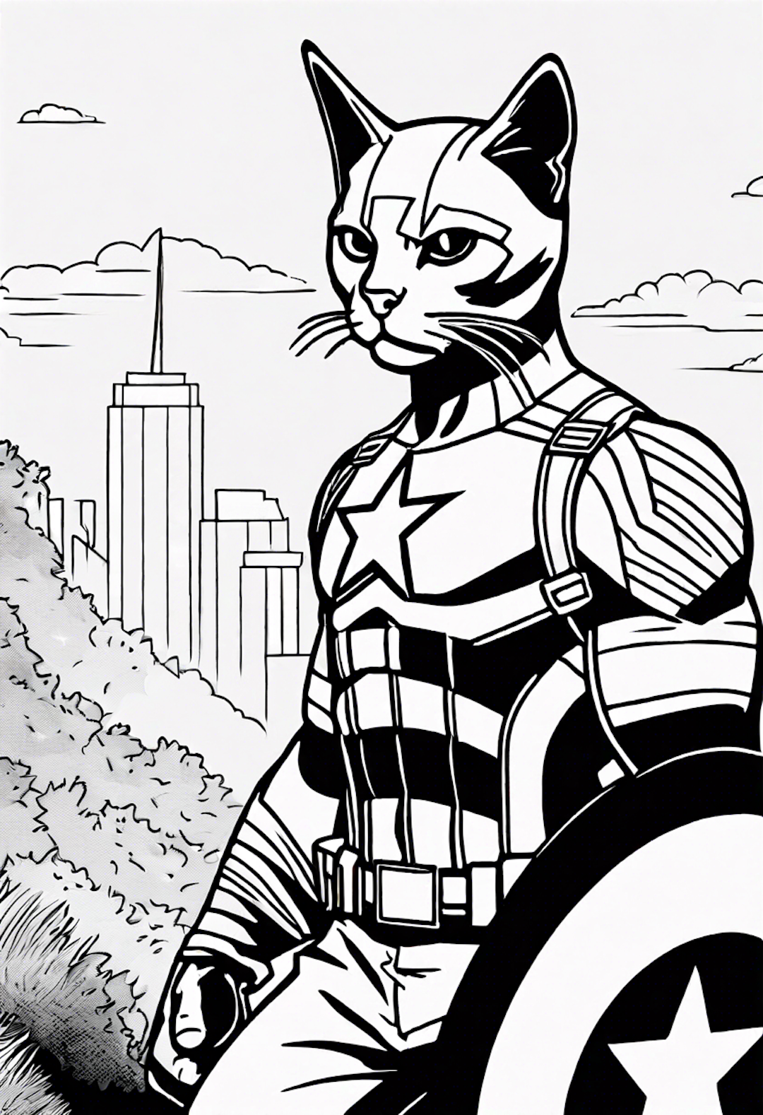 Captain America Cat
