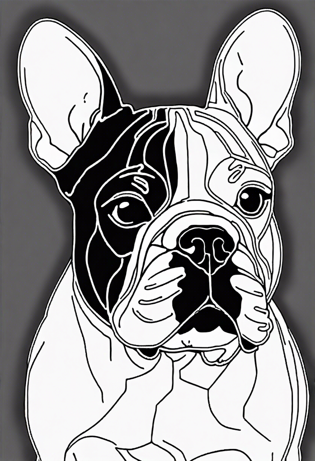 Detailed French Bulldog