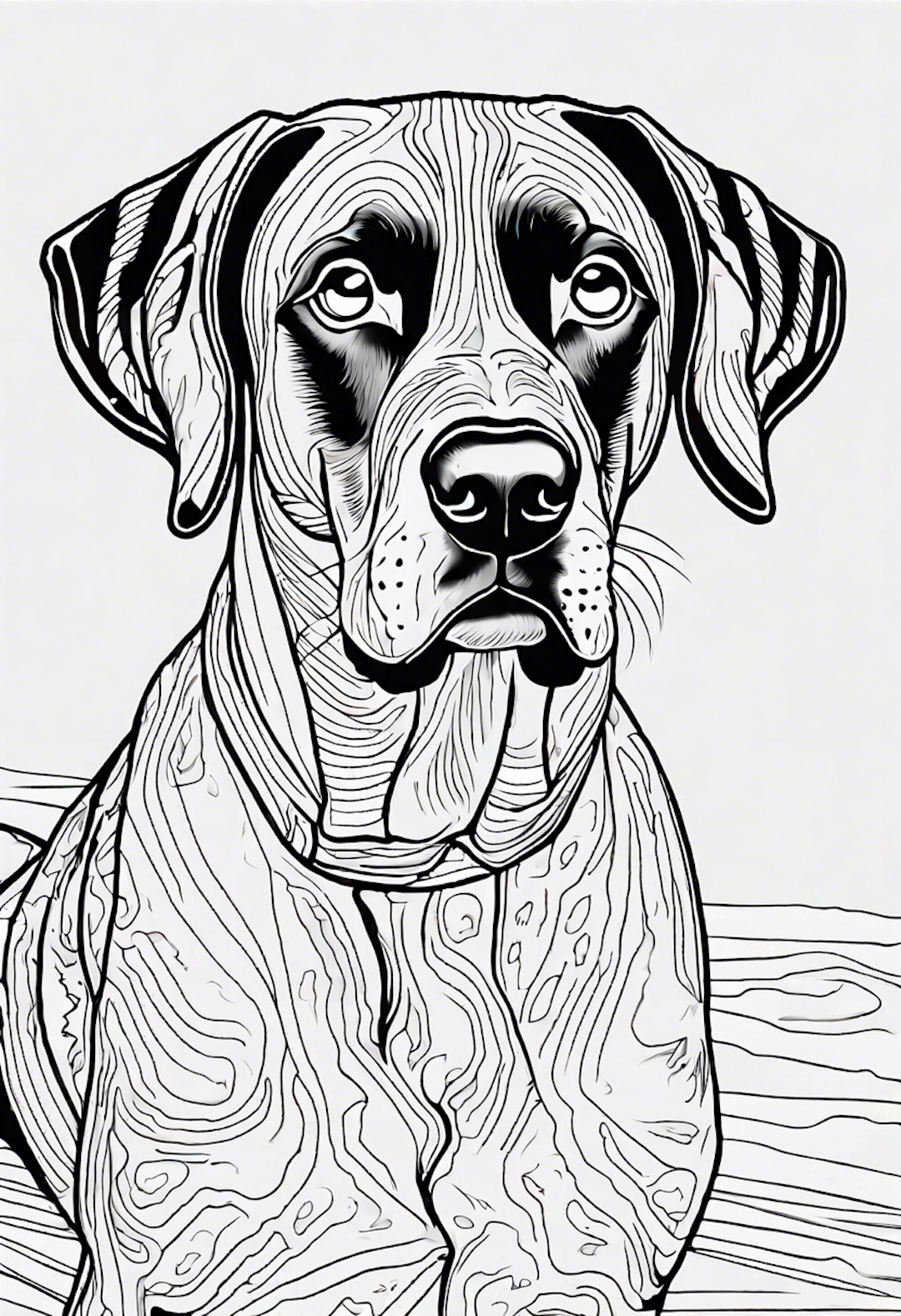 Detailed German Shorthaired Pointer