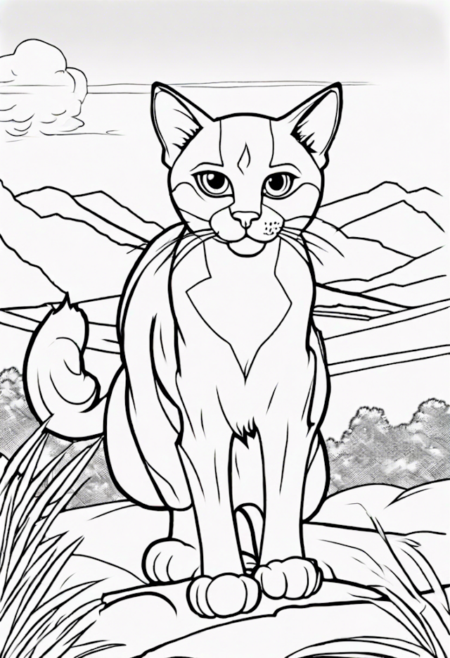 A coloring page of Flash