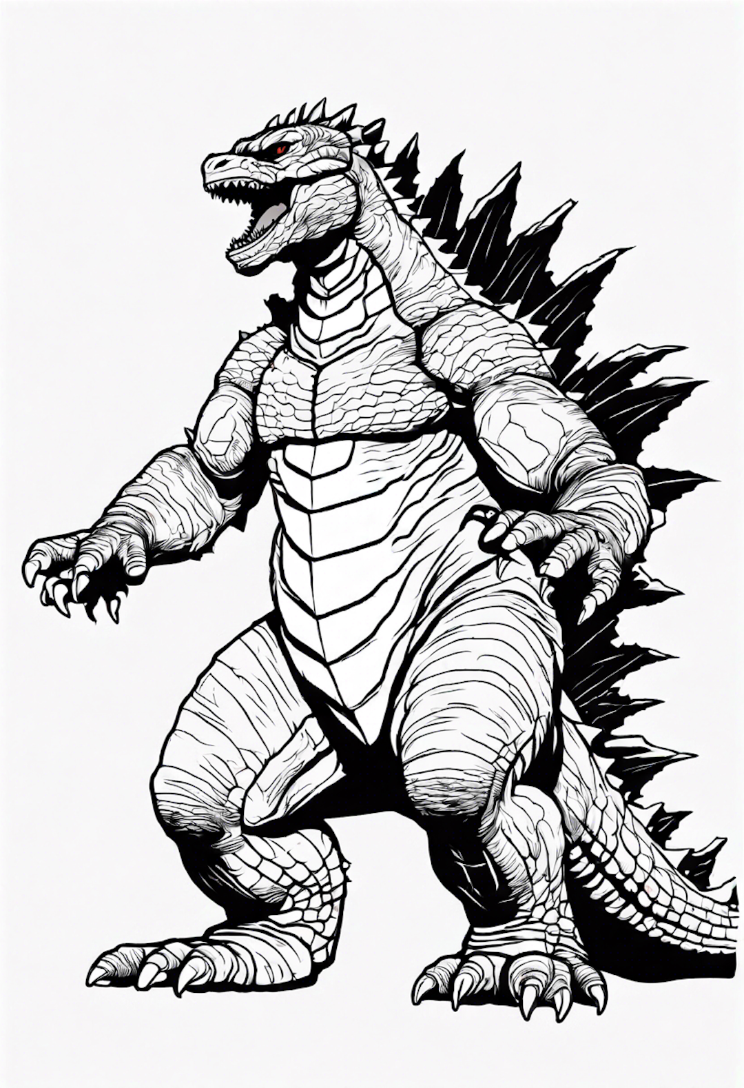 Godzilla the king of monsters