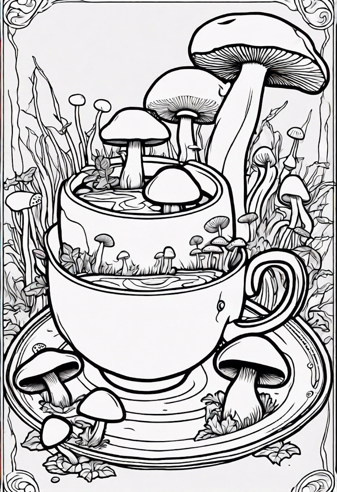 Mushroom Tea Party