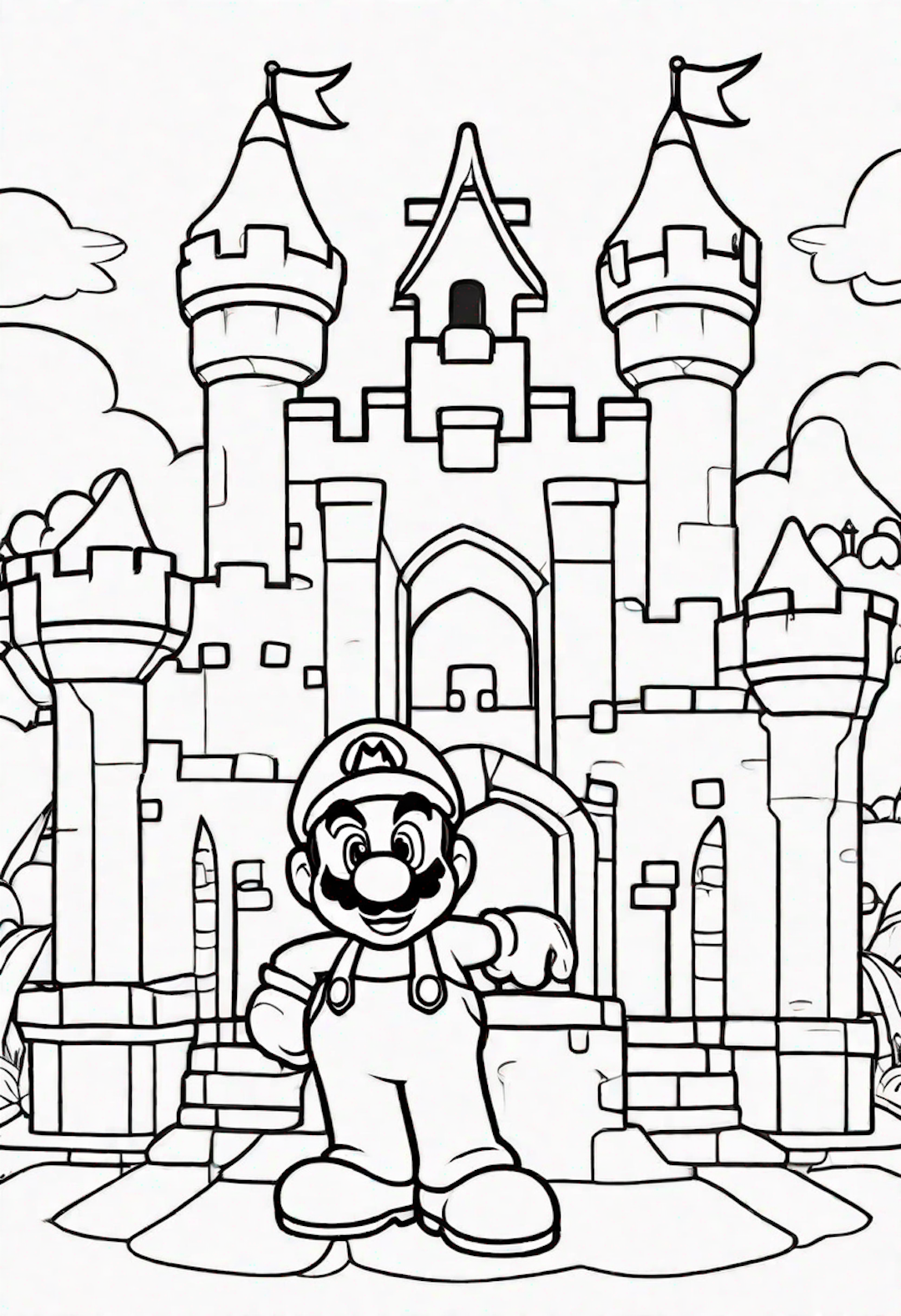 Mario at Peach’s Castle
