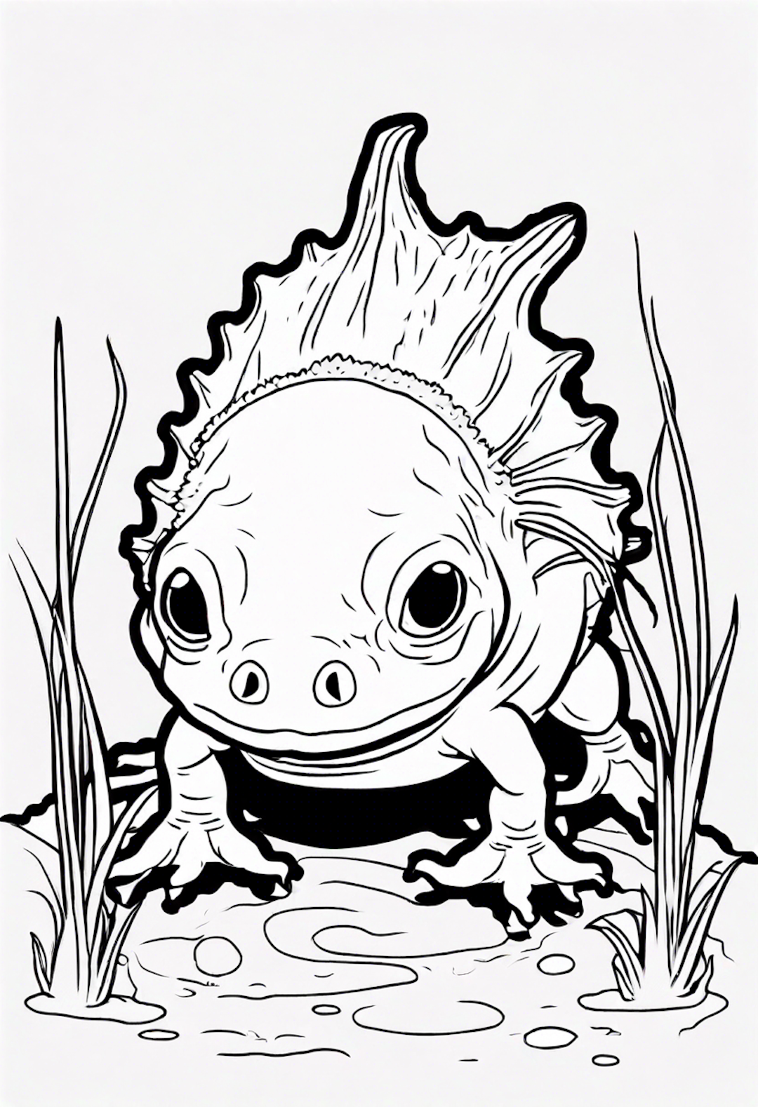 axolotl coloring pages