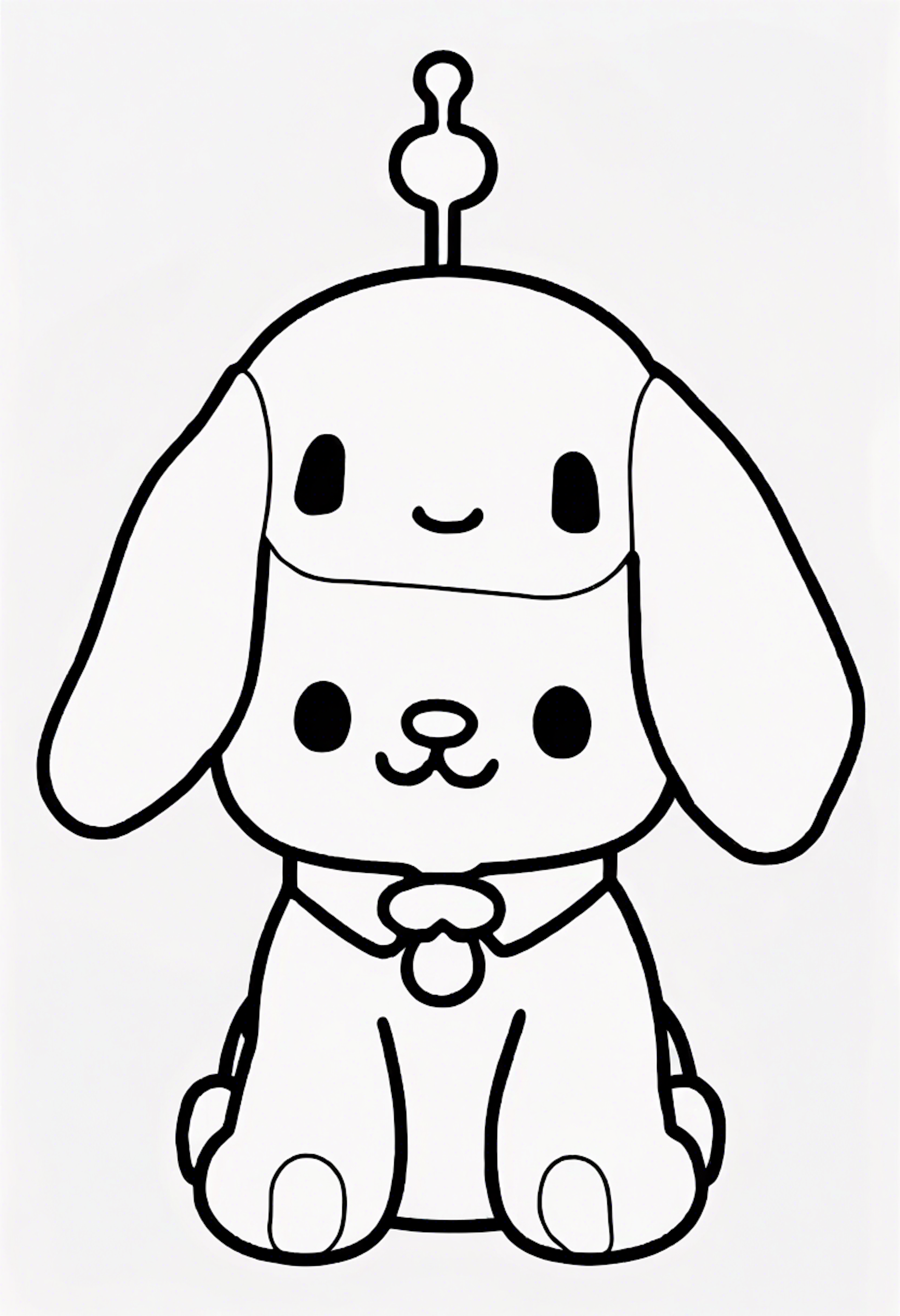 A coloring page for 1 Cinnamoroll coloring pages