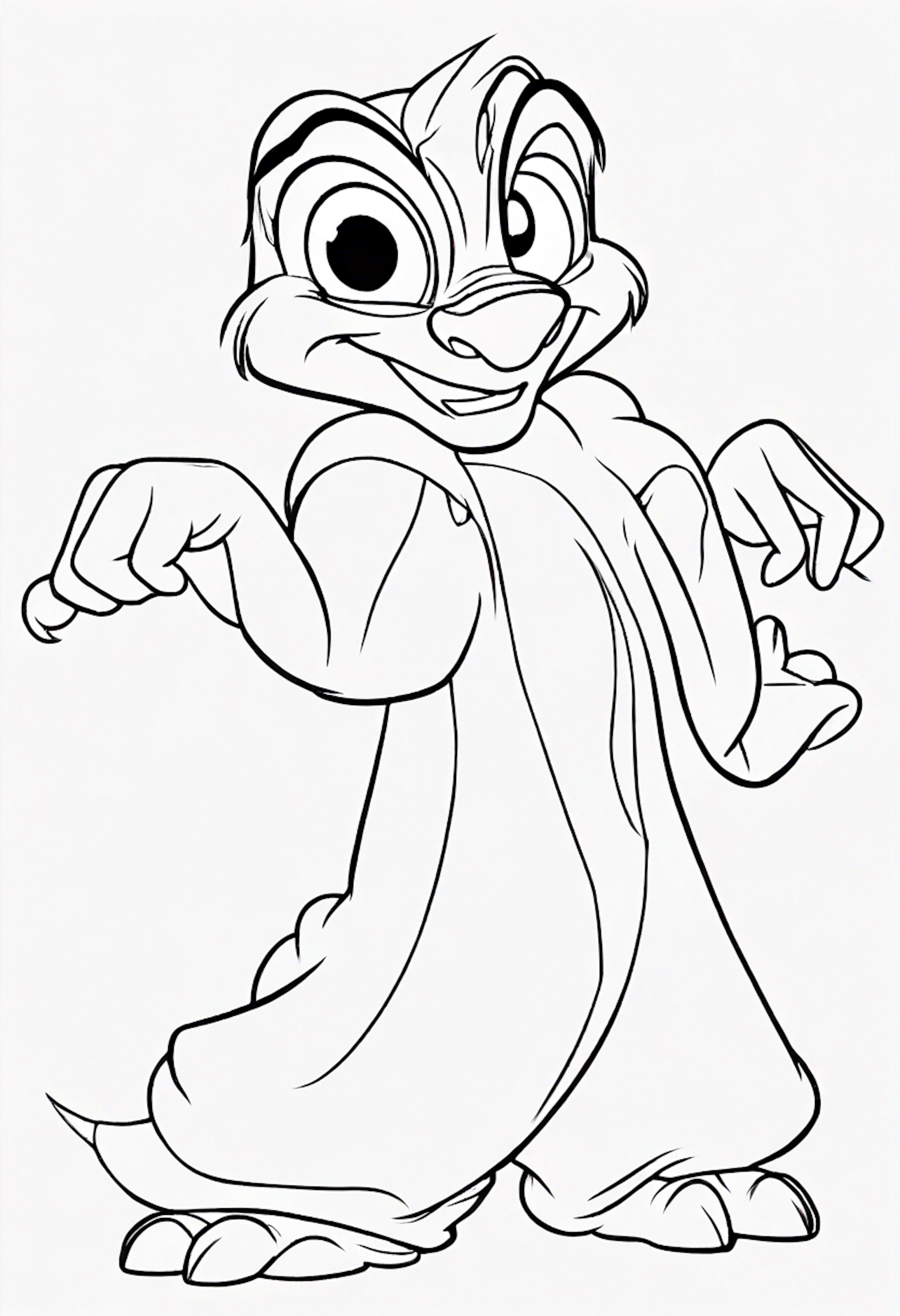 A coloring page for 1 Disney coloring pages