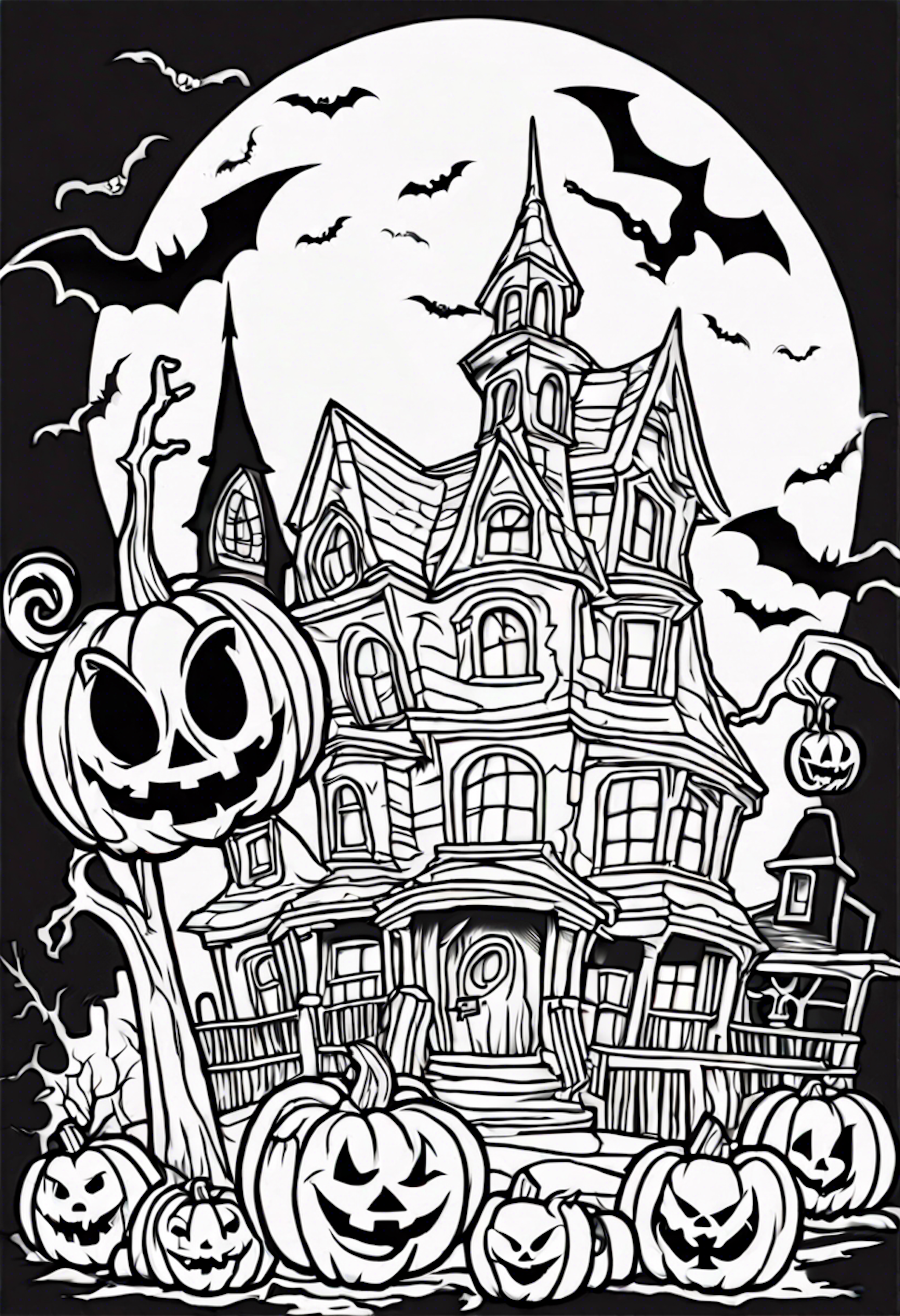 A coloring page for 1 Halloween Disney coloring pages