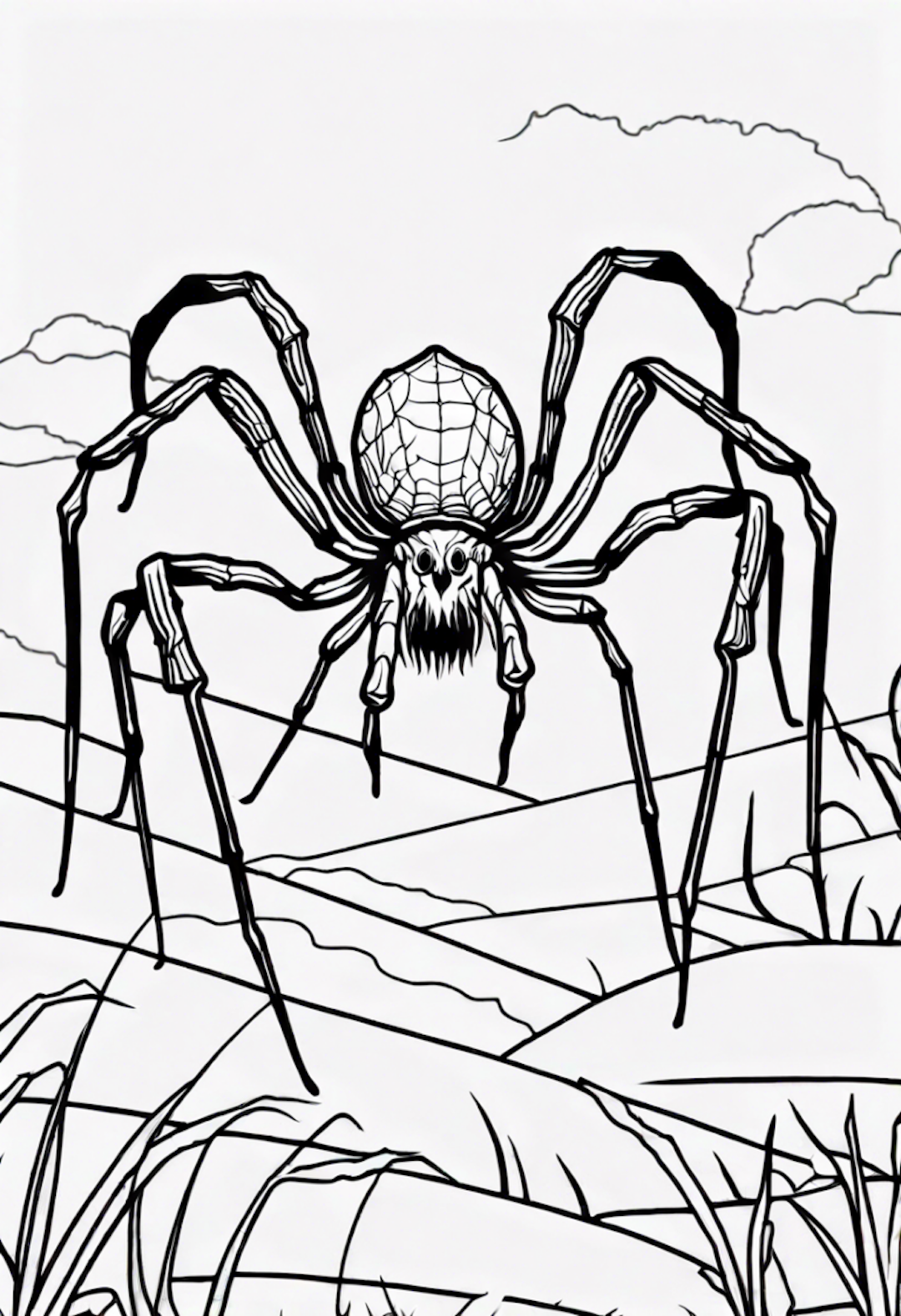 Hobo Spider coloring pages