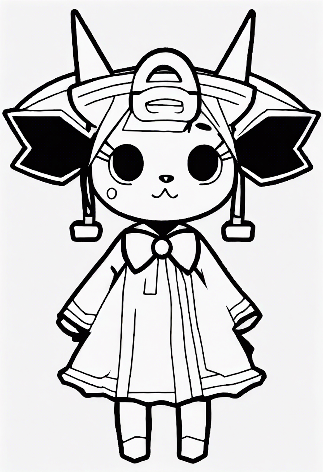 kuromi coloring pages