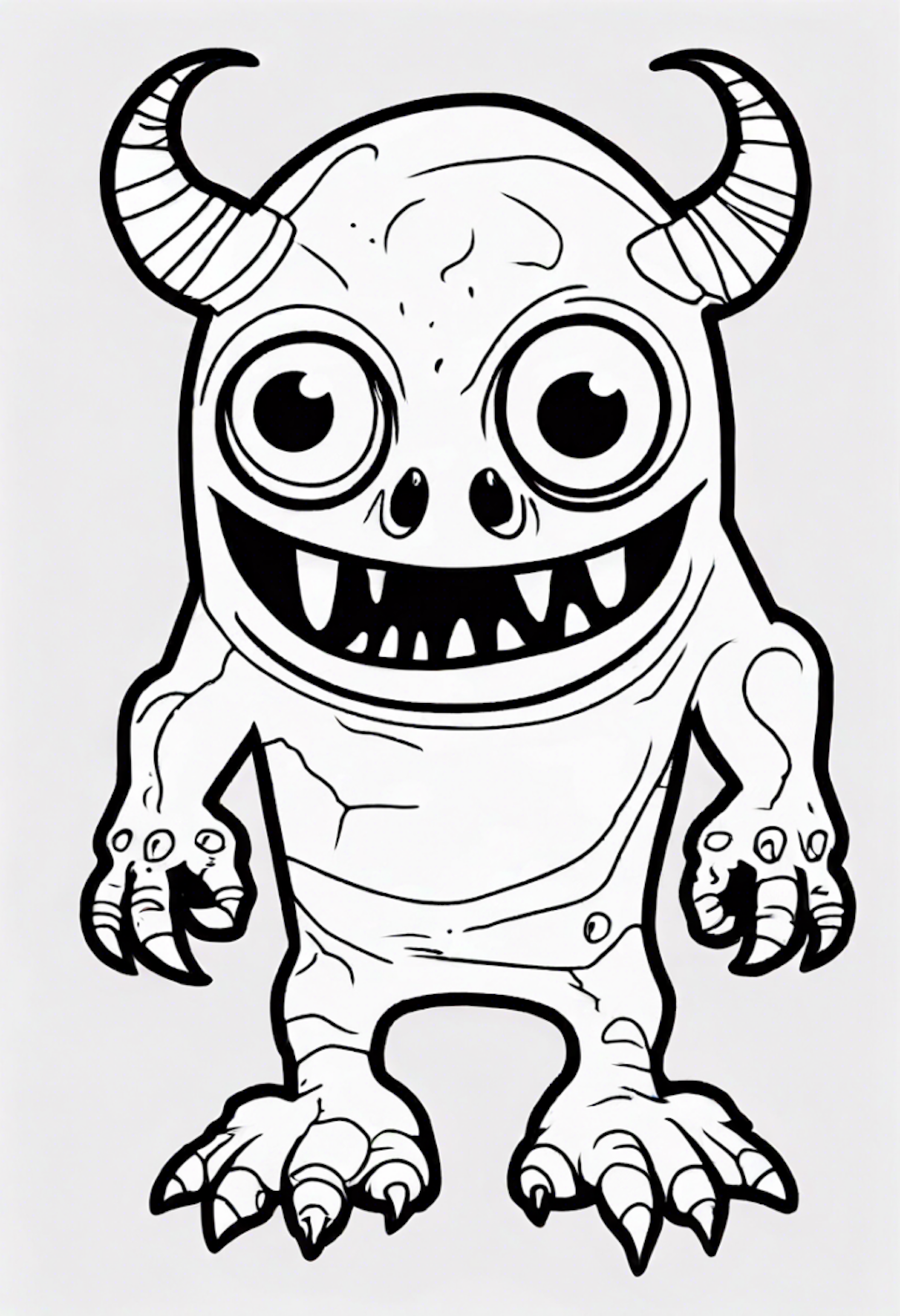 Monster coloring pages
