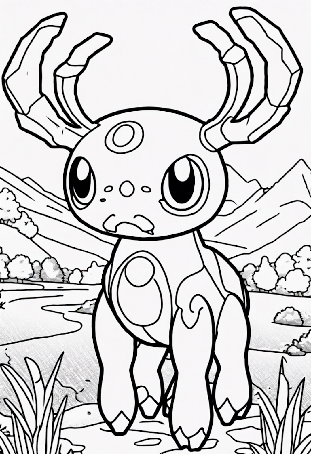 Pinsir coloring pages