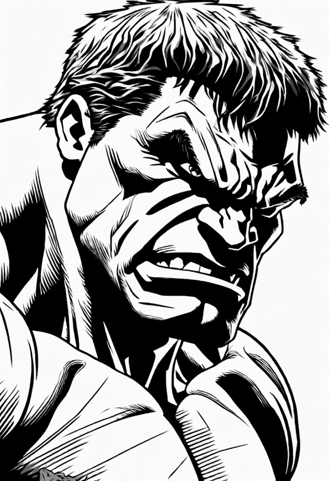 The Hulk coloring pages