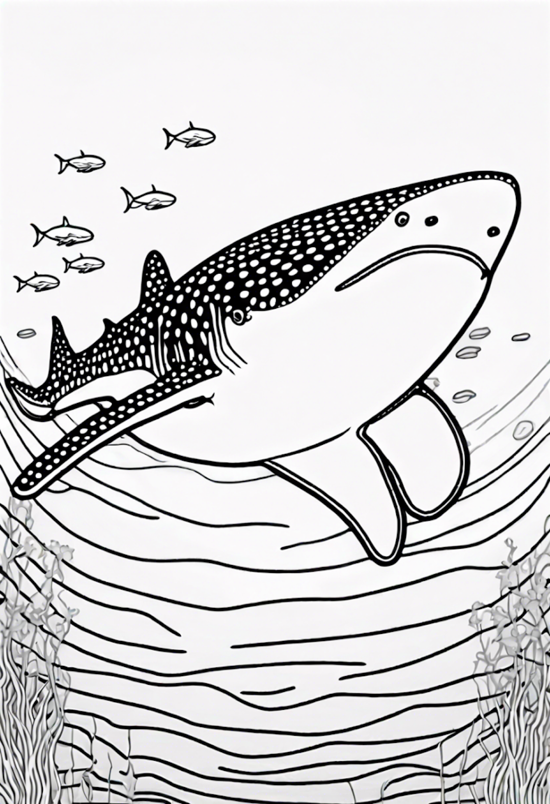Whale Shark coloring pages