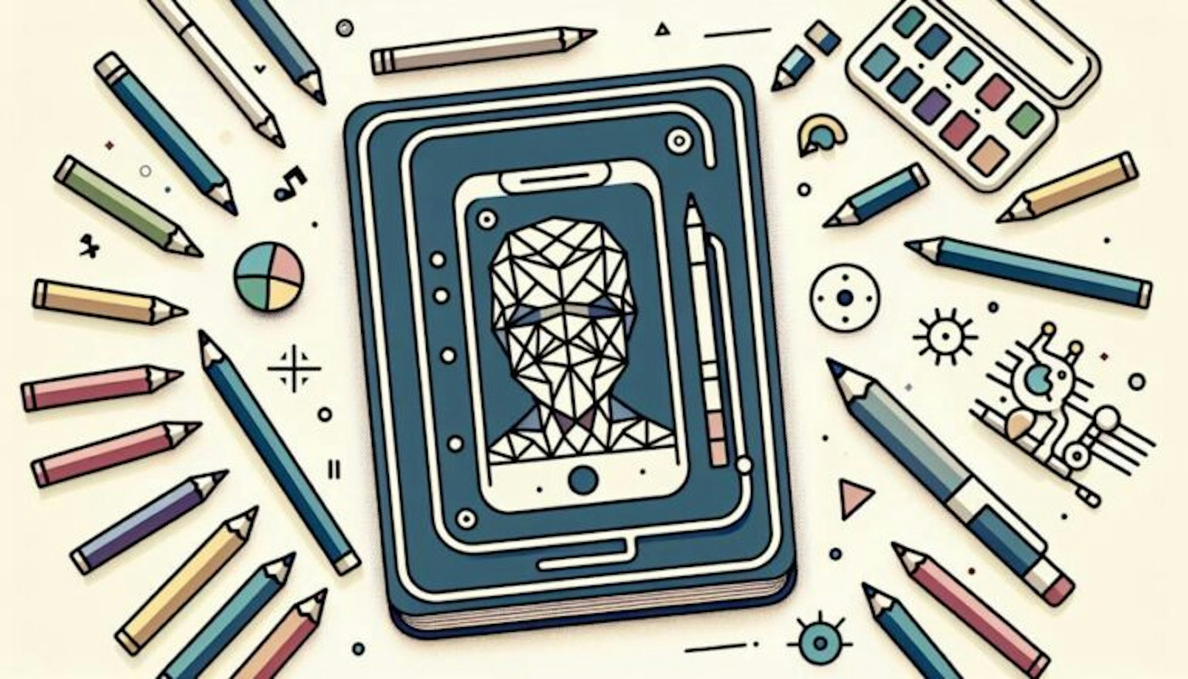 A coloring page of Discover the Magic of the AI Coloring Book App